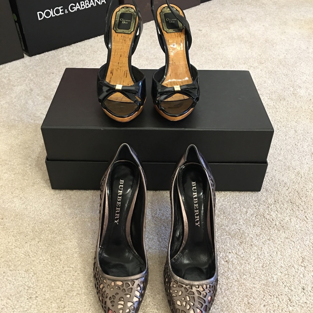 Christian Dior & Burberry Women’s Shoes